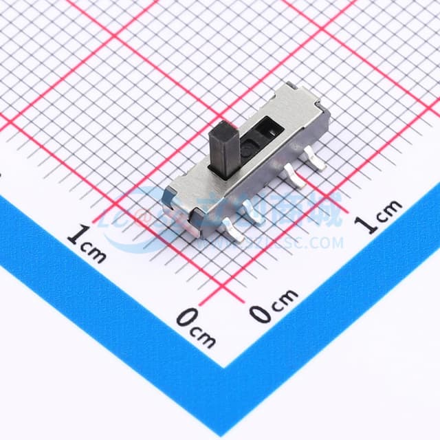 三档立式贴片 8脚拨动 柄长4MM实物图