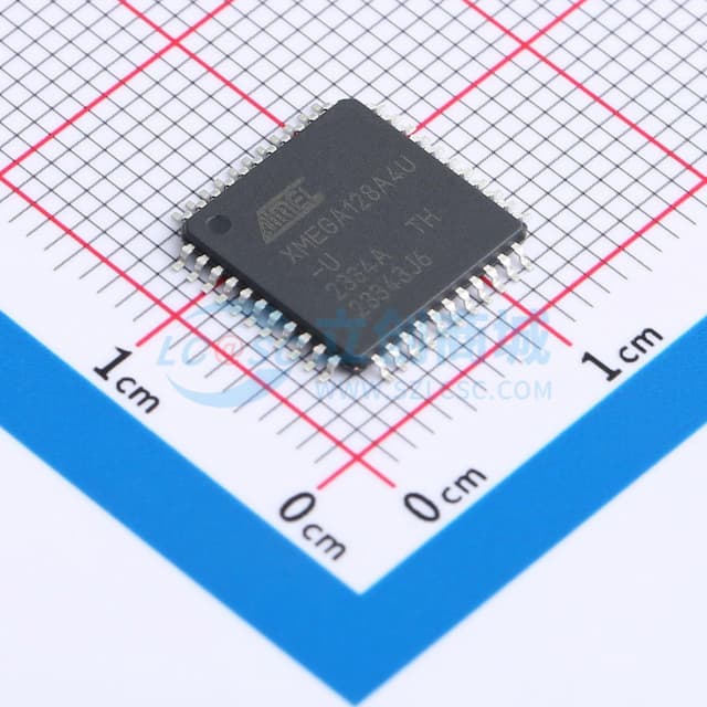ATXMEGA128A4U-AUR实物图