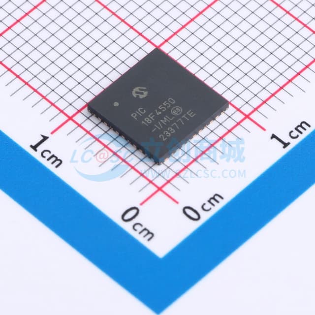 采用nanoWatt技术，28/40/44引脚、高性能、增强型闪存USB微控制器实物图