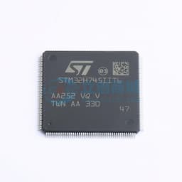 带DSP和DP-FPU的高性能ARM Cortex-M7 + Cortex-M4 MCU，具有2 MB Flash、1 MB RAM、480 MHz CPU、ART加速器、一级缓存、外部存储器接口、大量外设和SMPS缩略图