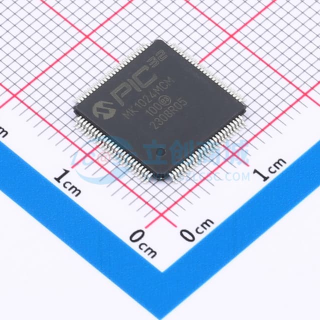 PIC32MK1024MCM100-I/PT实物图