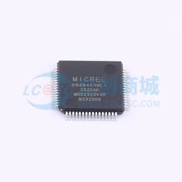 KSZ8463ML/RL/FML/FRL - IEEE 1588 精度时间协议支持的三端口 10/100 管理交换机缩略图