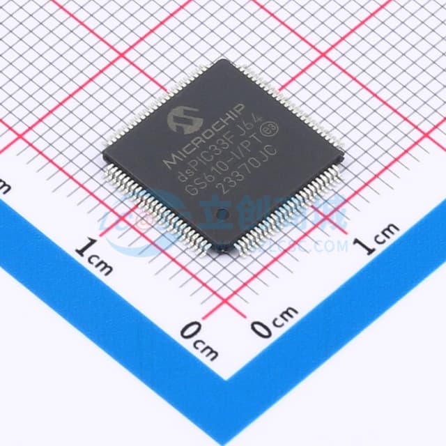 具备高速PWM、ADC和比较器的16位数字信号控制器实物图