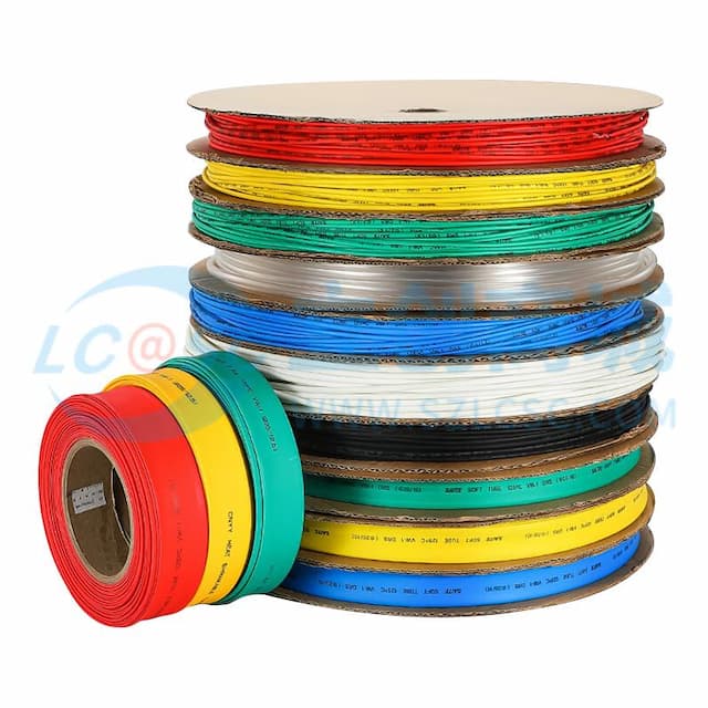 [一整盒100米] DELIXI(德力西) 热缩管 18mm 红色 RSG18RD实物图