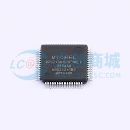 KSZ8463ML/RL/FML/FRL - IEEE 1588 精度时间协议支持的三端口 10/100 管理交换机缩略图