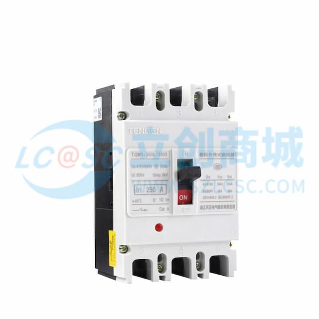 TENGEN(天正电气）TGM1系列塑料外壳式断路器 TGM1-400L/3300 250A实物图