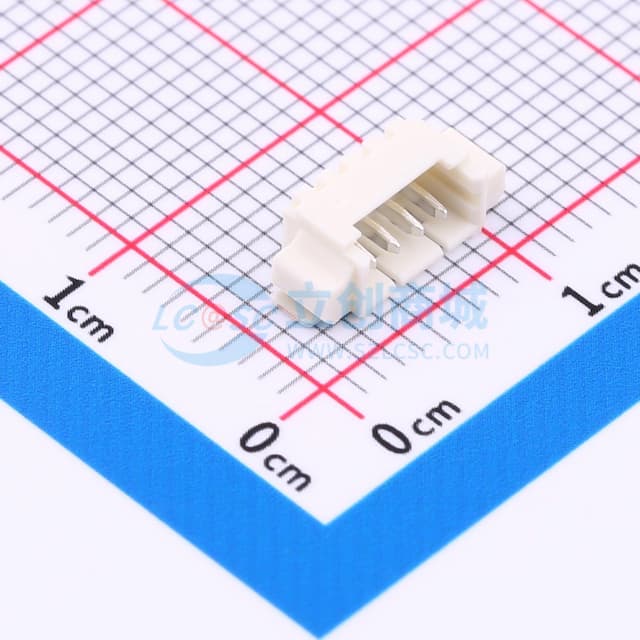 1x4P 间距:1.25mm 卧贴 系列:PicoBlade(MX 1.25)实物图