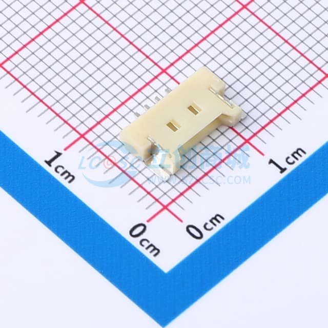 1x4P 间距:1.25mm 卧贴实物图