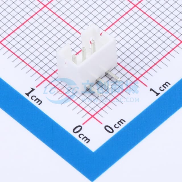 【插件】1x3P 间距:2mm 弯插 系列:PH实物图