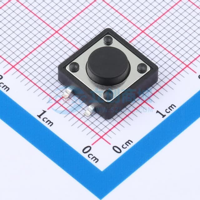 轻触开关12*12*5 贴片耐高温环保 袋装实物图