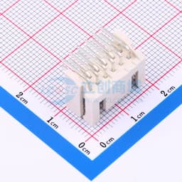 米色 2x6P 间距:2.5mm 弯插缩略图