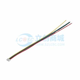 DEALON(德艺隆) ZH1.5 端子线UL1007#28 红/黑 /绿/黄 单头镀锡 L=200mm 4P LNN150-100728-200-4P缩略图