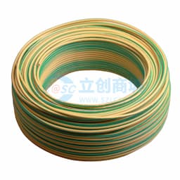 金龙羽 铜芯聚氯乙烯绝缘电线 黄绿色100m BVR-2.5缩略图