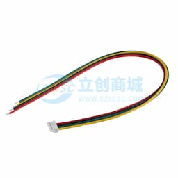 DEALON(德艺隆) ZH1.5 端子线UL1007#28 红/黑 /绿/黄 单头镀锡 L=200mm 4P LNN150-100728-200-4P缩略图