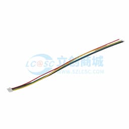 DEALON(德艺隆) ZH1.5 端子线UL1007#28 红/黑 /绿/黄 单头镀锡 L=200mm 4P LNN150-100728-200-4P缩略图