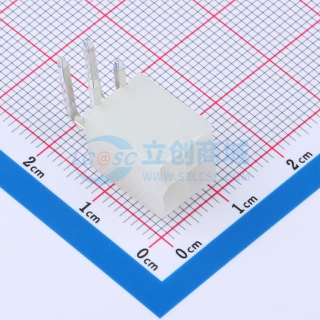 2x2P 间距:4.2mm 弯插实物图