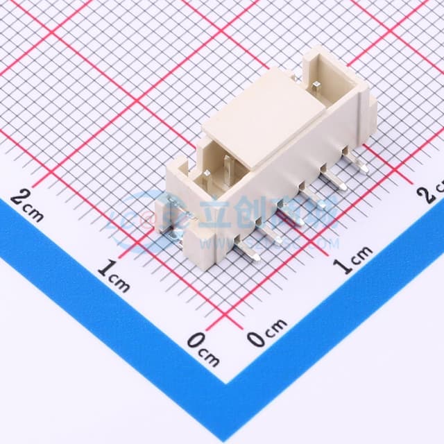 1x6P 间距:2.54mm 立贴实物图