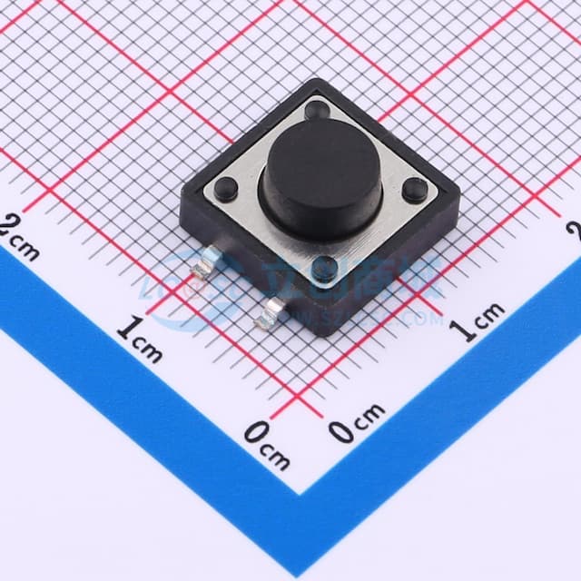 轻触开关12*12*6 贴片耐高温环保 袋装实物图