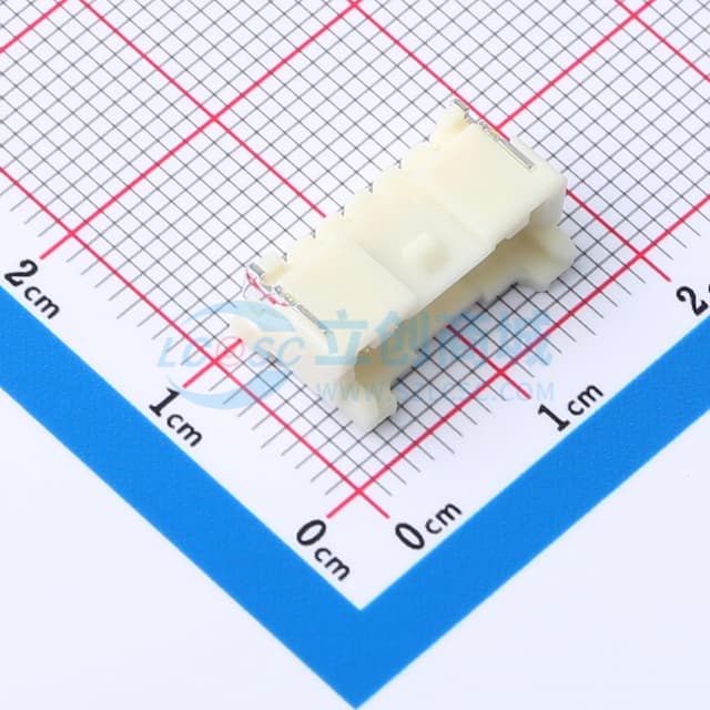 1x6P 间距:2mm 卧贴 系列:PA实物图