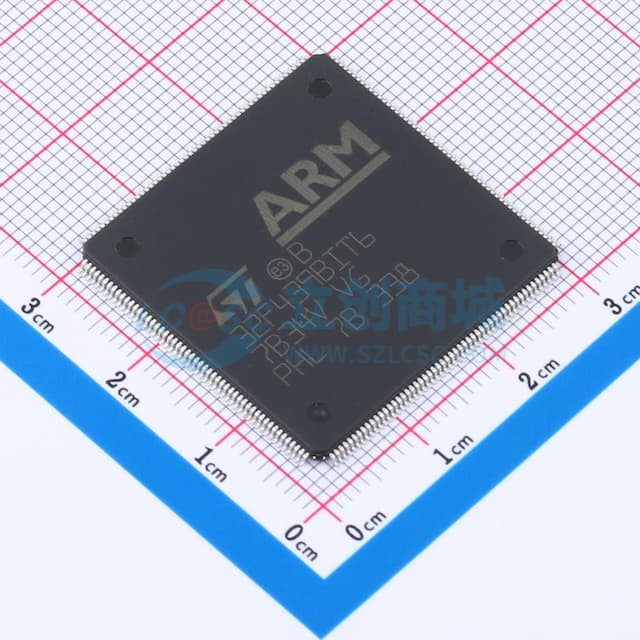 带DSP和FPU的高性能高级系列ARM Cortex-M4 MCU，具有2 MB Flash、180 MHz CPU、ART加速器、Chrom-ART加速器、TFT、带SDRAM的FMC、TFT和硬件加密实物图