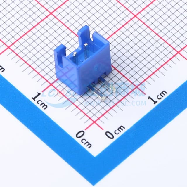 1x2P 间距:2.5mm 弯插 系列:XH实物图