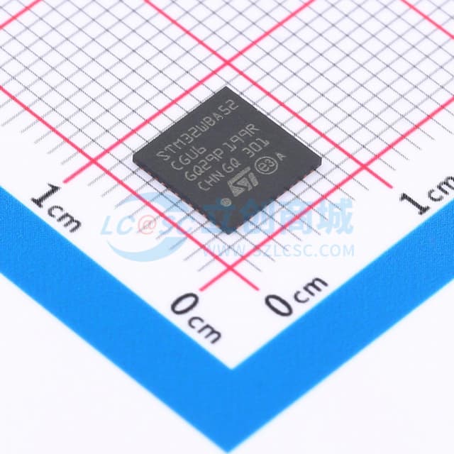 STM32WBA52CGU6实物图