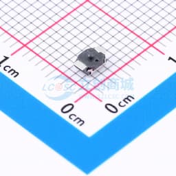 新两脚小龟直按/平脚/1.5H/250gf/黑底黑钮/带柱/不接地/编带缩略图