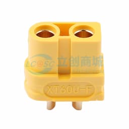 AMASS(艾迈斯)连接器 大电流动力航空插头黄 母头 XT60U-F缩略图