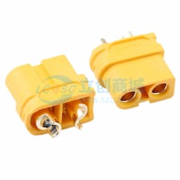 AMASS(艾迈斯)连接器 大电流动力航空插头黄 母头 XT60U-F缩略图