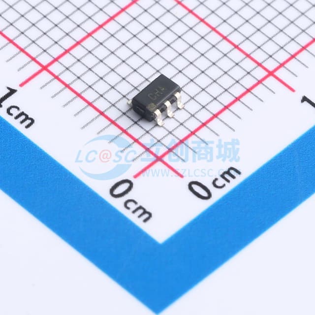±0.5°C 精度，10位数字温度传感器，SOT-23封装实物图