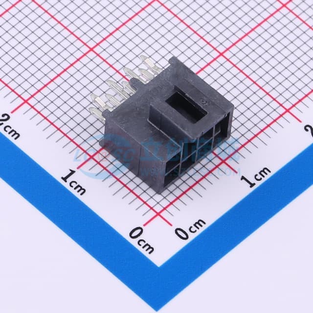 2x4P 间距:2.5mm 直插 【插件】实物图