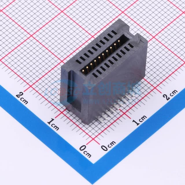1.27mm P数:20P实物图