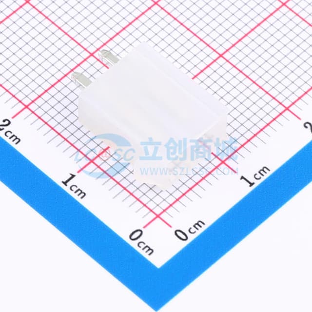 【插件】2x1P 间距:4.2mm 直插 系列:Mini-Fit(MX 4.2)实物图