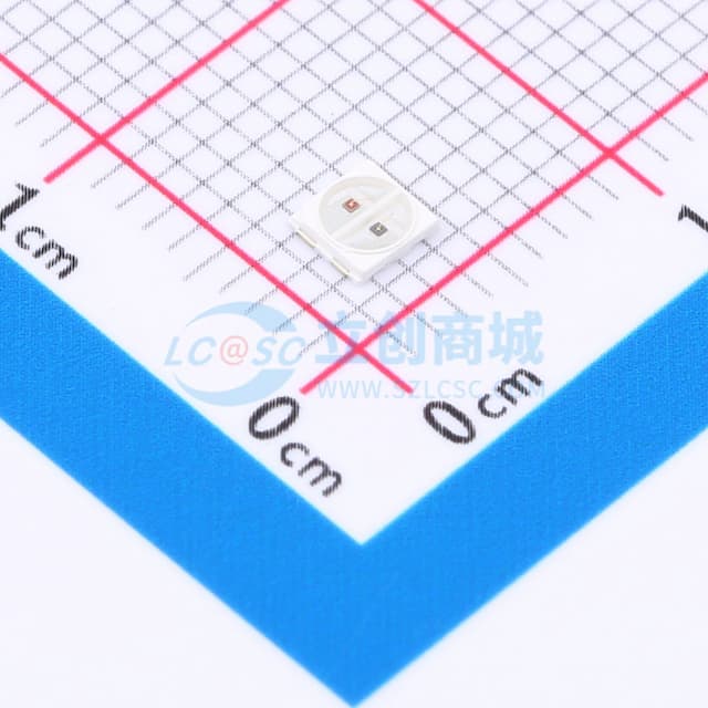 3030双芯平面灯珠，红光660nm+红外830nm实物图