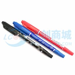 [W00182]国产品牌 自由马 HO-130 油性小双头笔 蓝色缩略图