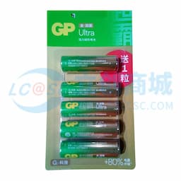GP(超霸) 碱性电池 5号 1.5V 5粒/卡缩略图