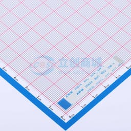 FFC排线 间距1.0mm 6P 总长50mm 反向  金手指3mm 加强板5mm缩略图