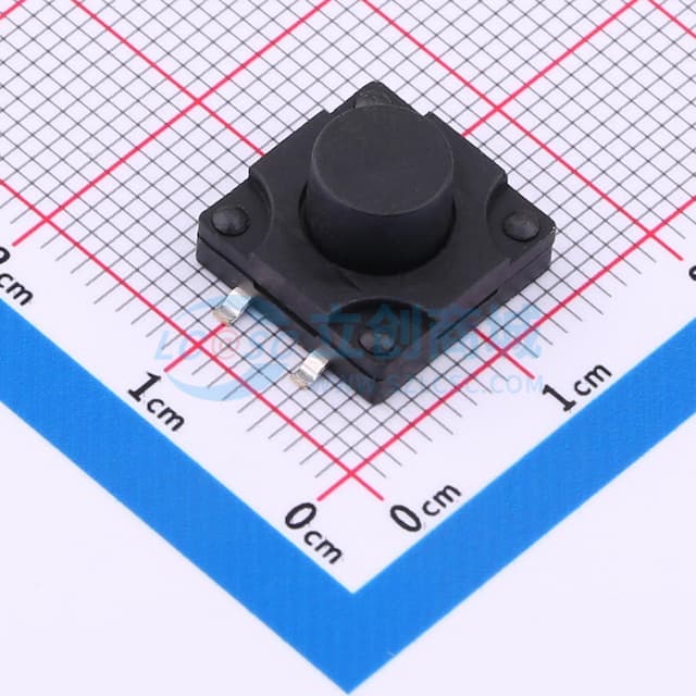 12*12*7.5mm立贴 防水轻触开关实物图