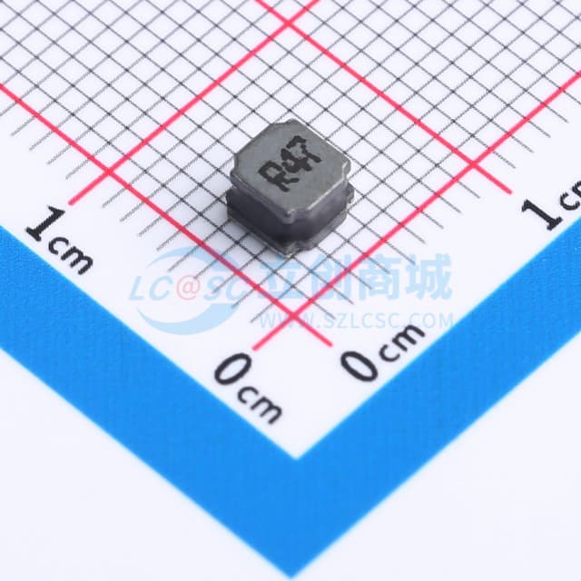 0.47uH ±30% 9.8A 磁胶屏蔽绕线电感实物图