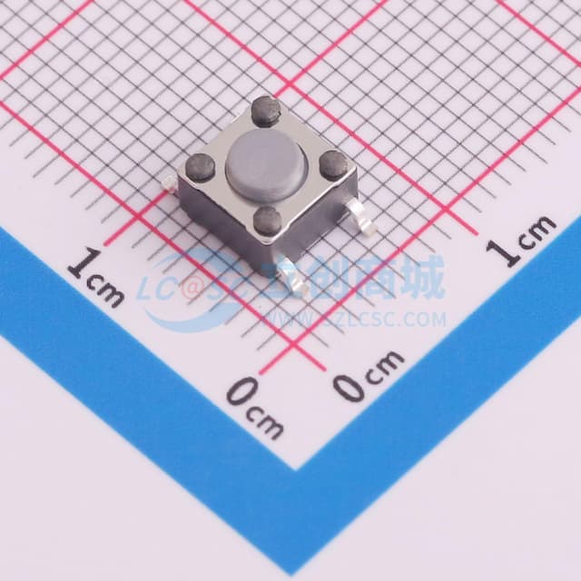 6*6*4.3mm 立贴 轻触开关实物图