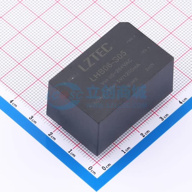 6W AC/DC电源模块实物图