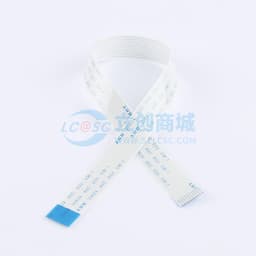 FFC排线 间距1.0mm 10P 总长250mm  反向 金手指4mm 加强板8mm缩略图