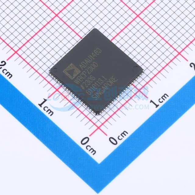 具有更高 I2S 灵活性的 Sigma DSP 数字音频处理器实物图