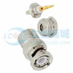 BNC直型公头连接器,夹持式/焊接附件,适用于同轴电缆 RG174、RG316、RG188,0.1英寸,PE-B100、PE-C100、LMR-100缩略图