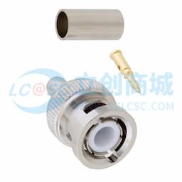 BNC直型公头连接器,压接/焊接附件,适用于同轴电缆 RG55、RG141、RG142、RG223、RG400缩略图
