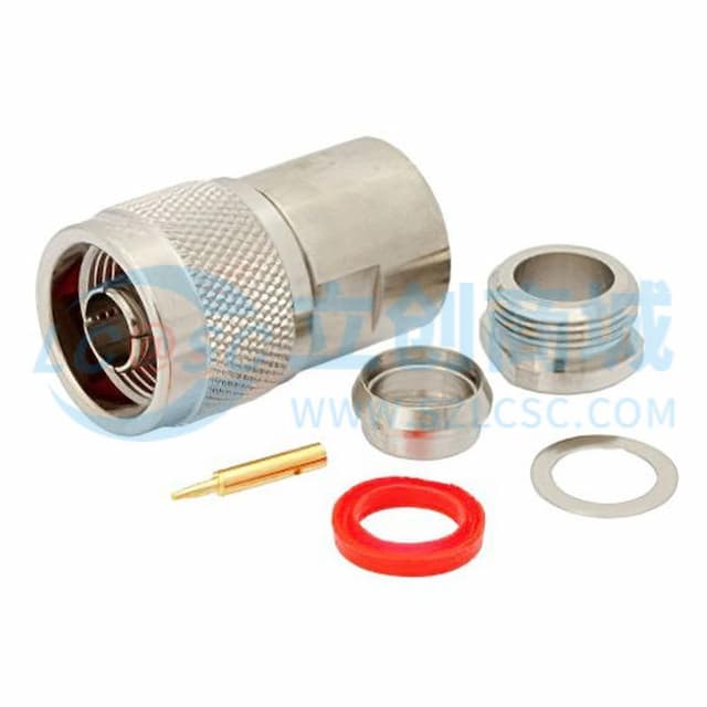 N型直式公头连接器,夹持式/焊接附件,适用于同轴电缆 RG213、RG214、RG8、RG9、RG11、RG225、RG393、RG144、RG216、RG215实物图