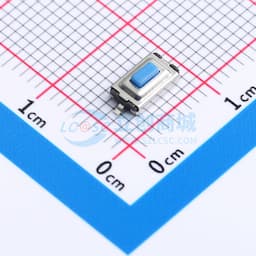 蓝色柄 编带包装 3*6*2.5mm 拉伸立贴轻触开关 蓝色柄 弹力250gf 编带包装缩略图