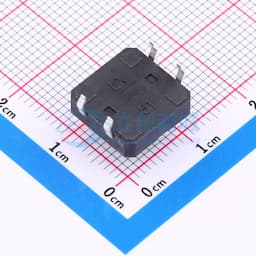 12*12*8mm 插脚轻触开关 黑色 4脚 弹力250gf缩略图