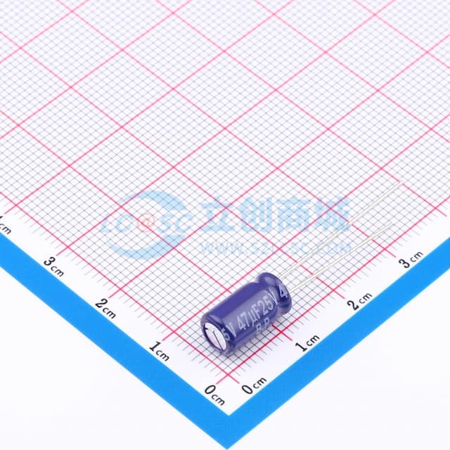 47uF ±20% 25V实物图