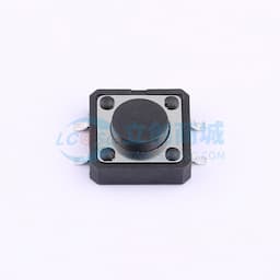 12*12*5mm 立贴轻触开关 黑色 弹力250gf 编带缩略图